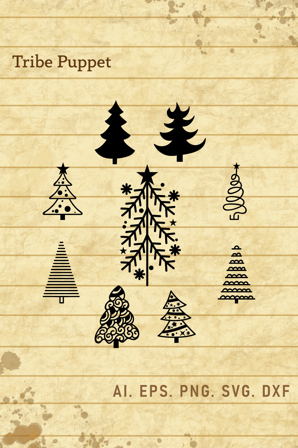 Christmas Tree 10 pinterest preview image.