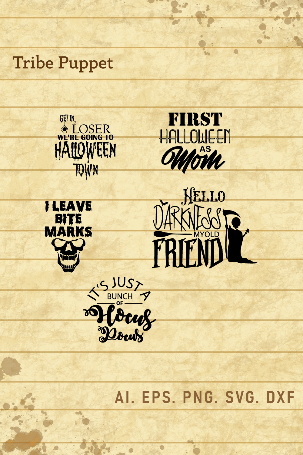 Halloween Quotes 02 pinterest preview image.