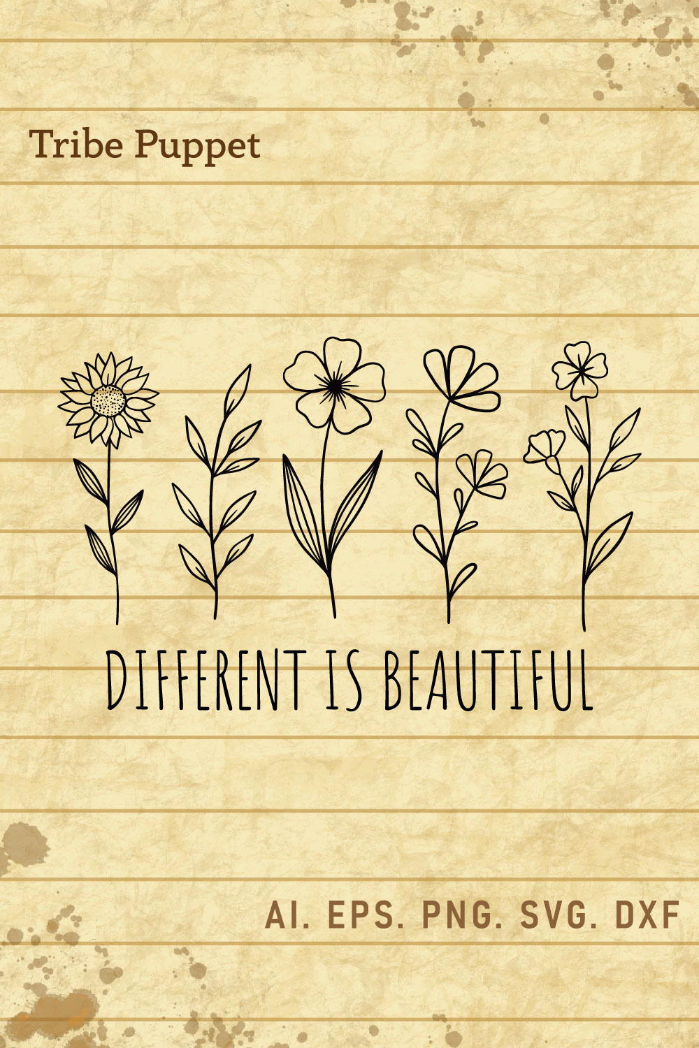 Different is Beautiful pinterest preview image.