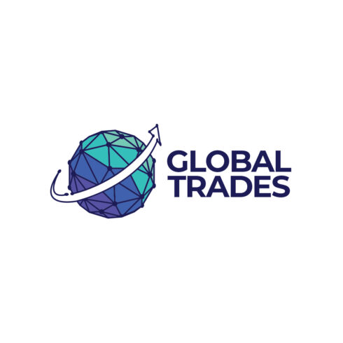 Global Trades Logo Design cover image.