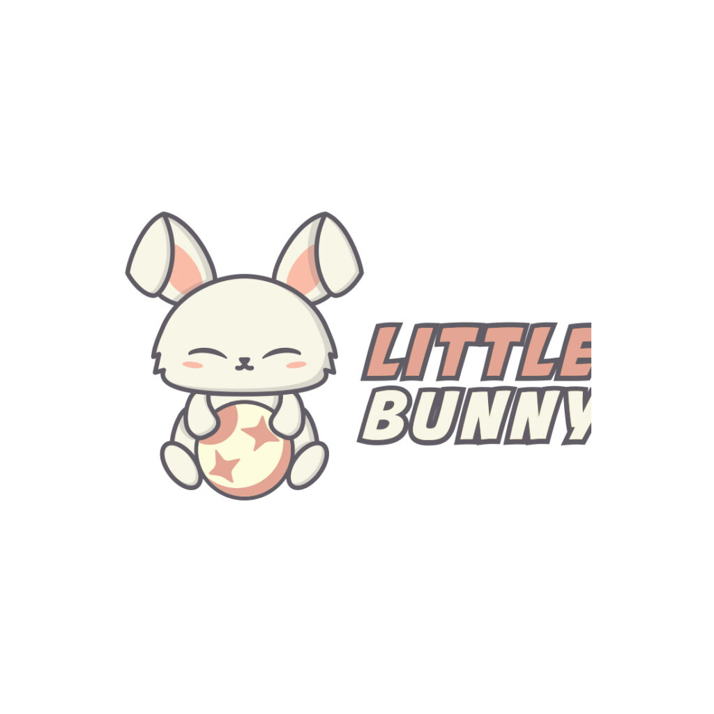 Bunny Cartoon Character Logo – MasterBundles
