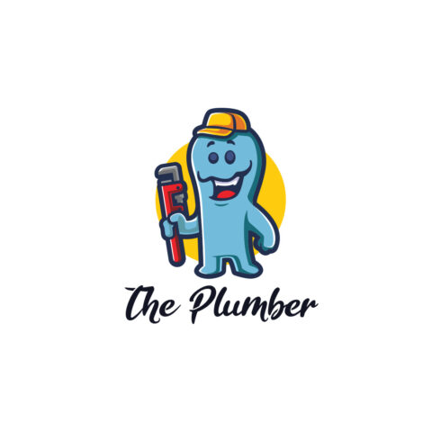 Monster Plumber Mascot Logo Design cover image.