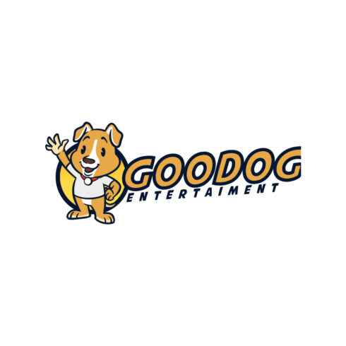 Retro Vintage Happy Dog Character Mascot Logo cover image.