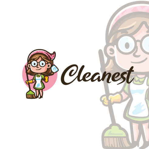 Maid V3 Character Mascot Logo Design cover image.