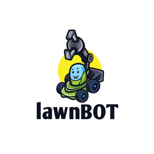 Lawn Robot Logo Design cover image.