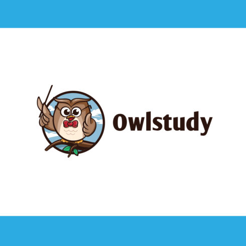 Owl Study Logo Design cover image.
