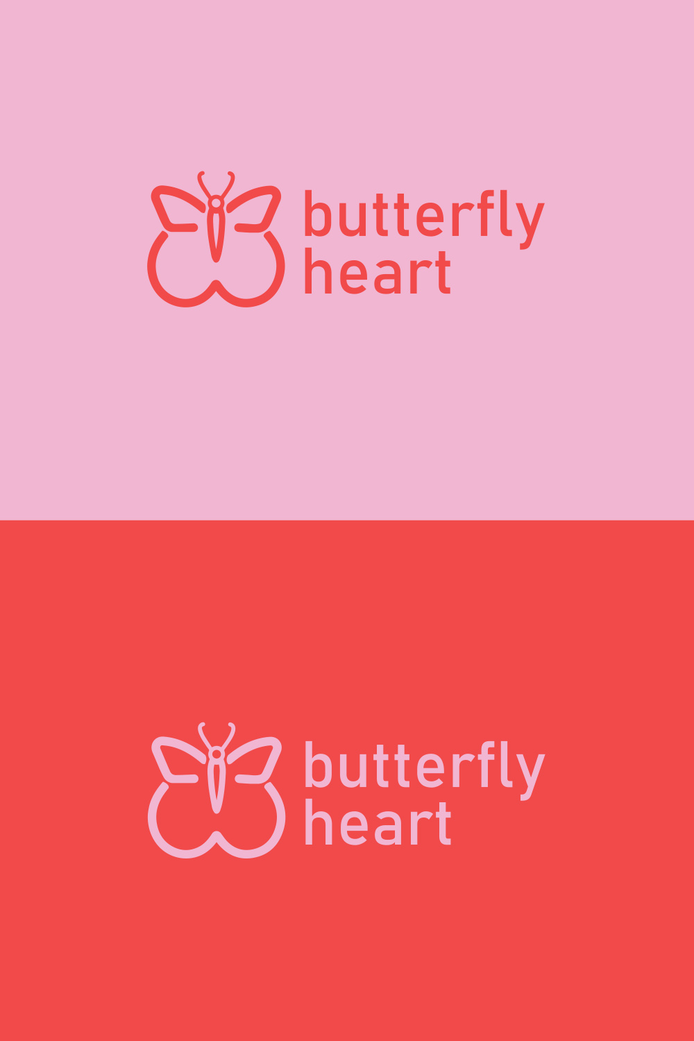 butterfly logo design for beauty and fashion company in only $8 pinterest preview image.