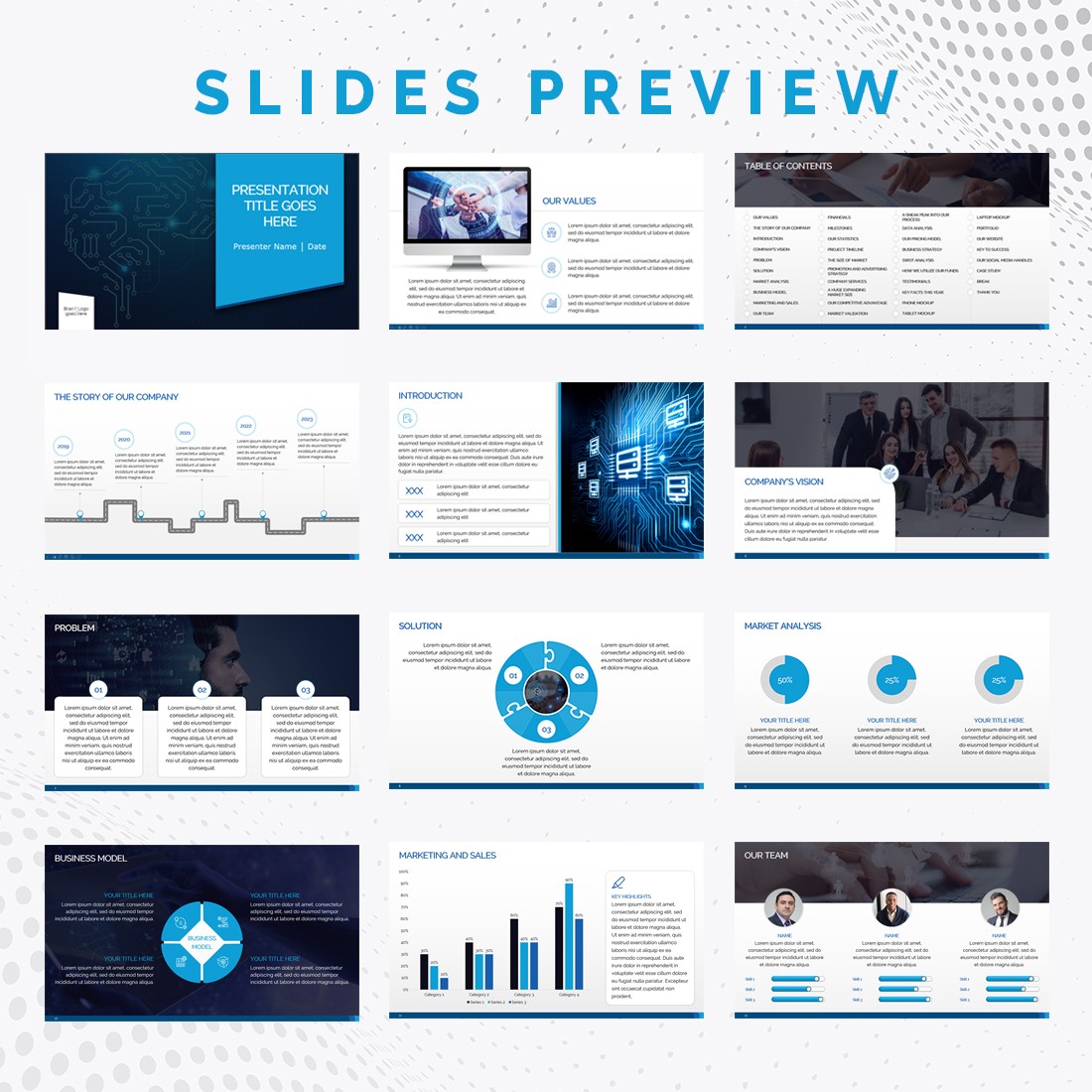 powerpoint pitch deck template