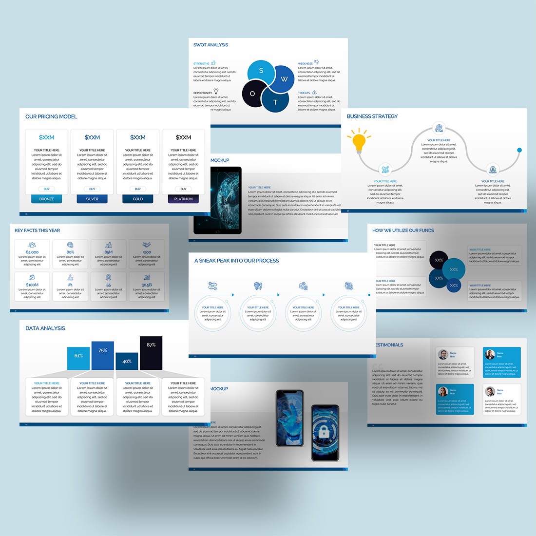 Pitch Deck, Pitch Deck Powerpoint, Investor Pitch Deck, Startup, Best Powerpoint Template preview image.