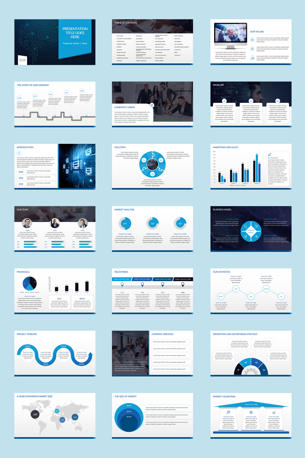 Pitch Deck, Pitch Deck Powerpoint, Investor Pitch Deck, Startup, Best Powerpoint Template pinterest preview image.