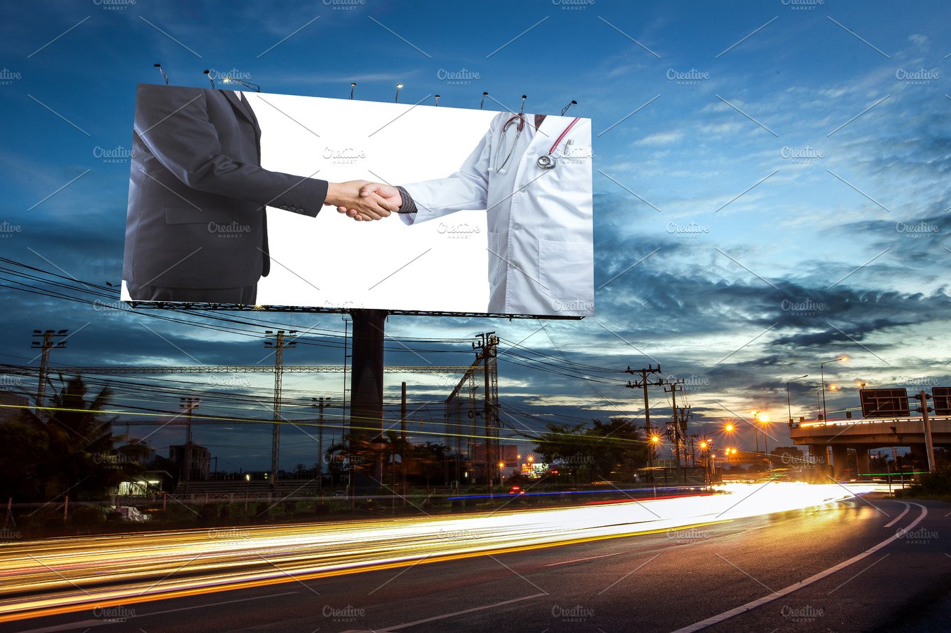 billboard blank advertising cover image.
