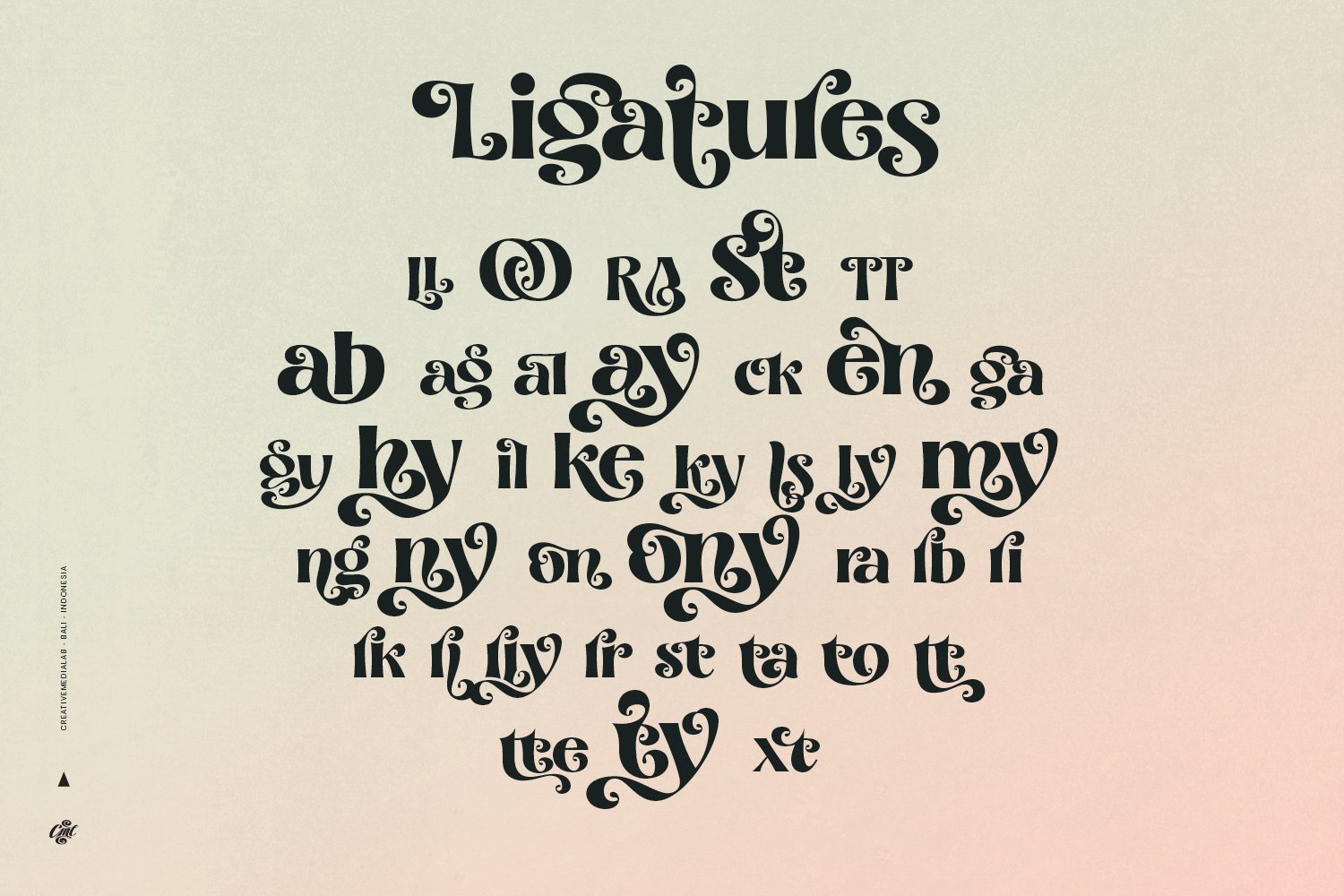 mellsony font ligatures 66