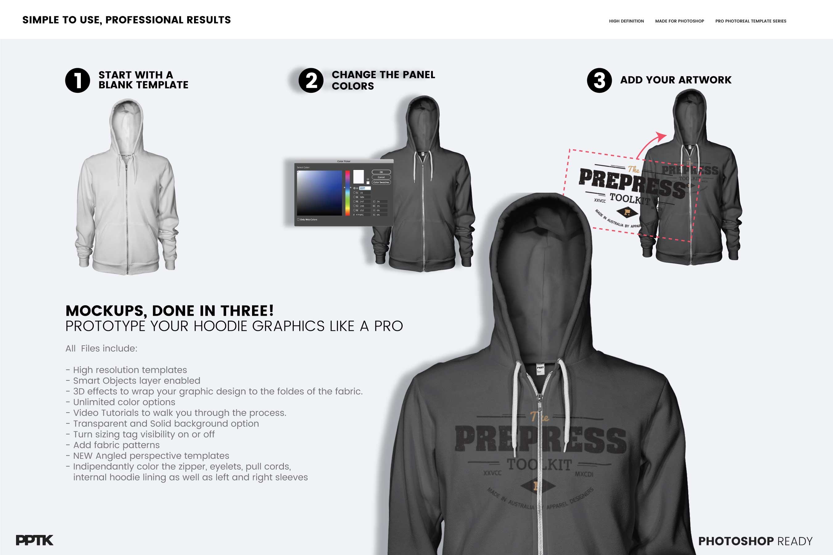 mens zip hood ghosted photoshop template cm 04 43