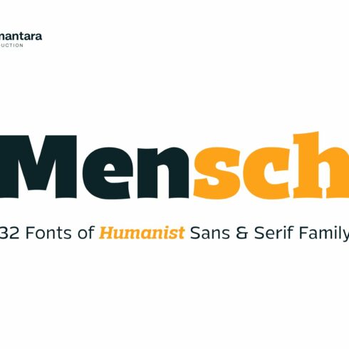 Mensch; 32 Fonts of Sans & Serif cover image.