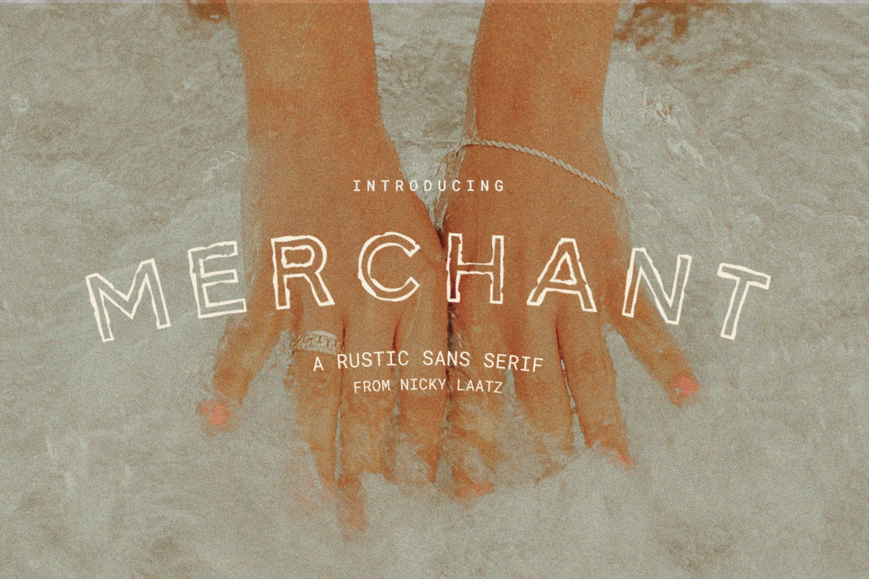 Merchant - Rustic Sans cover image.