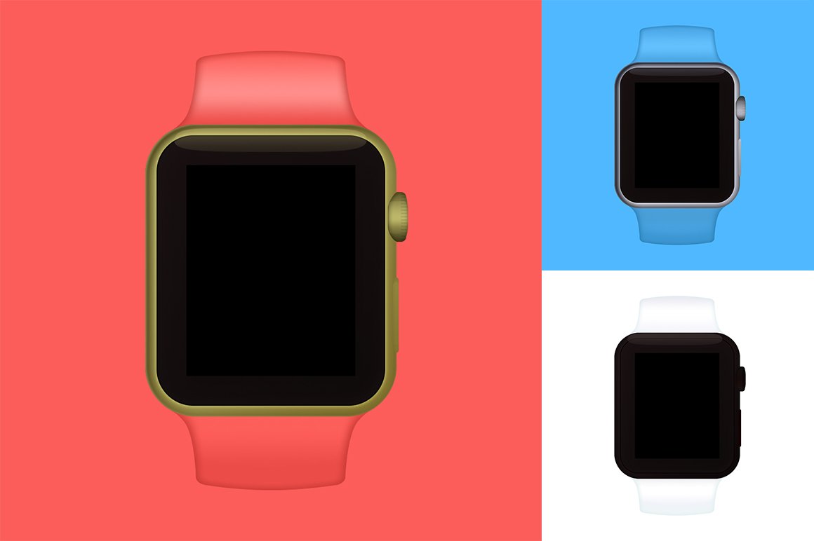 Minimus Apple Watch Mockups cover image.