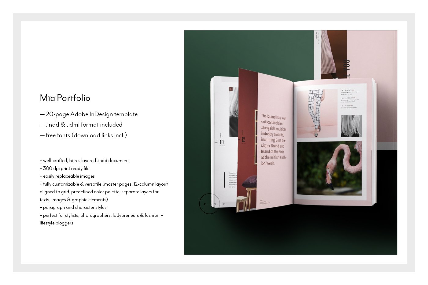 Portfolio & Catalog • Mïa preview image.