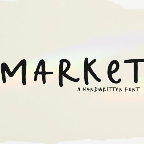 Market | Handwritten Font cover image.