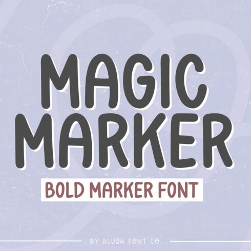 MAGIC MARKER School Handwriting Font cover image.