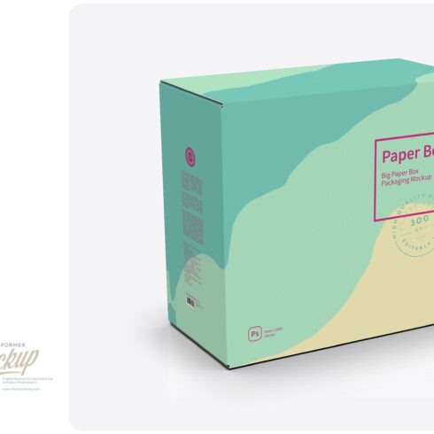 Paper Box Mockup cover image.