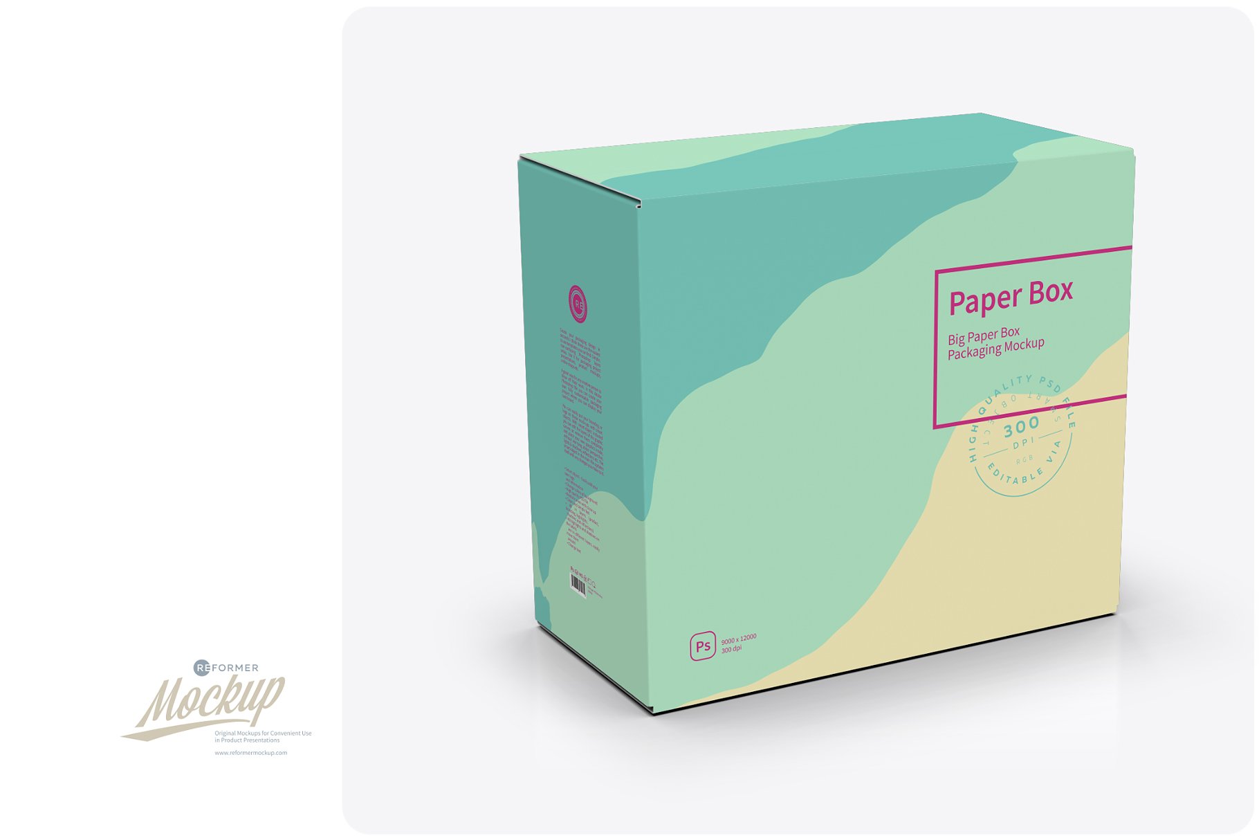 Paper Box Mockup cover image.
