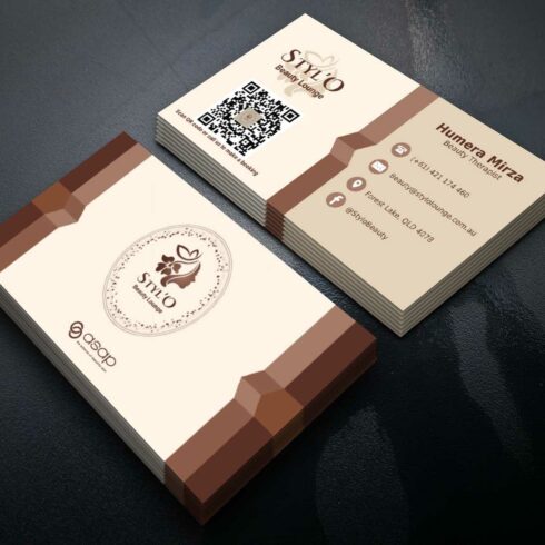 Print Ready Business Card Editable Template cover image.