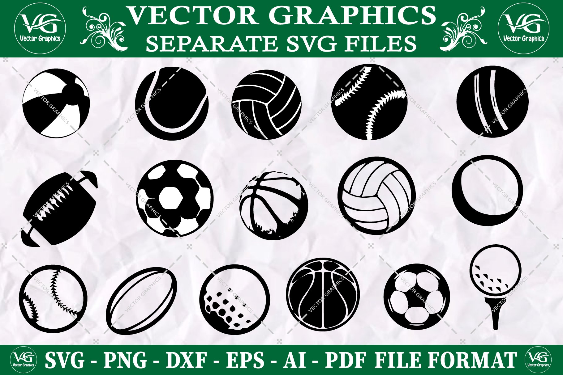 Sport Balls SVG,  Basketball SVG cover image.