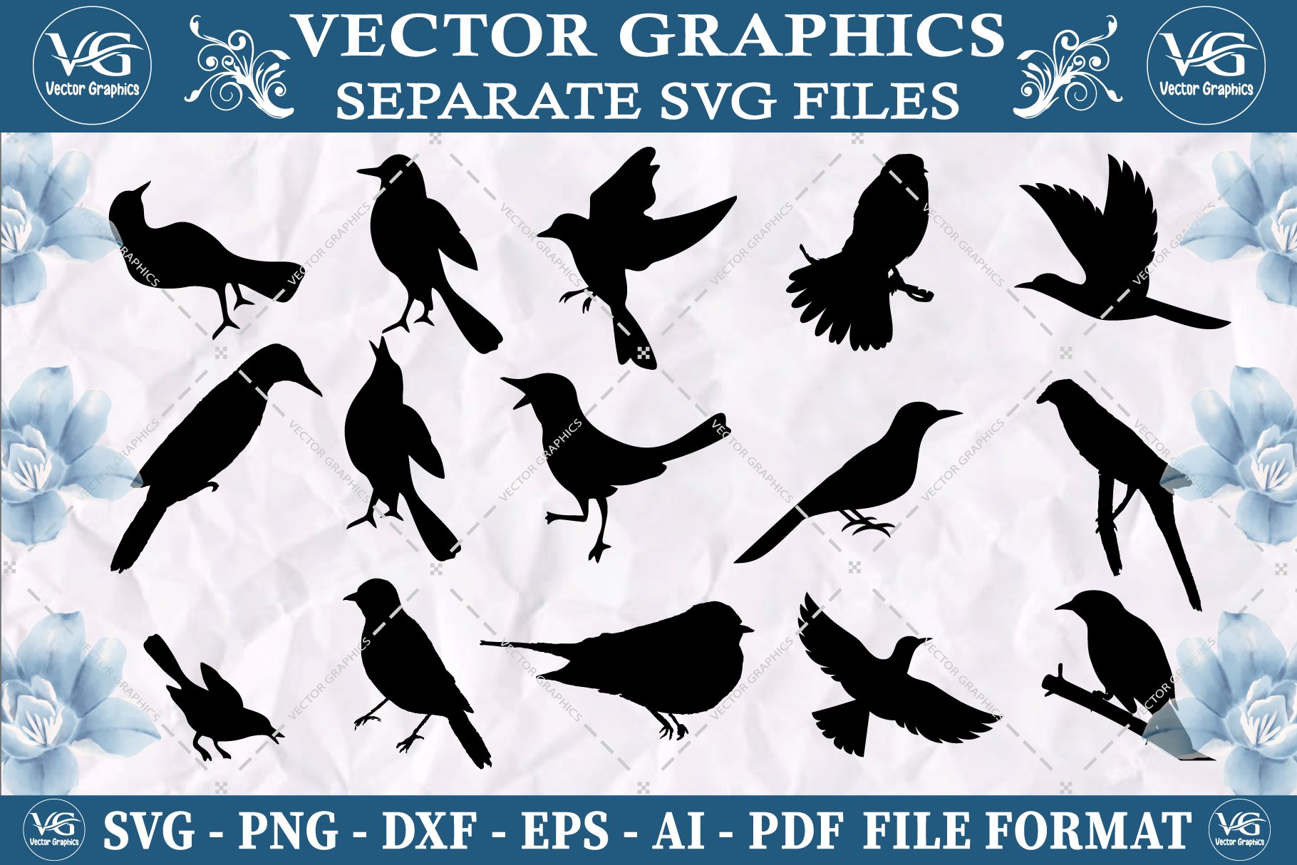 Oriole Bird SVG vector design bundle cover image.