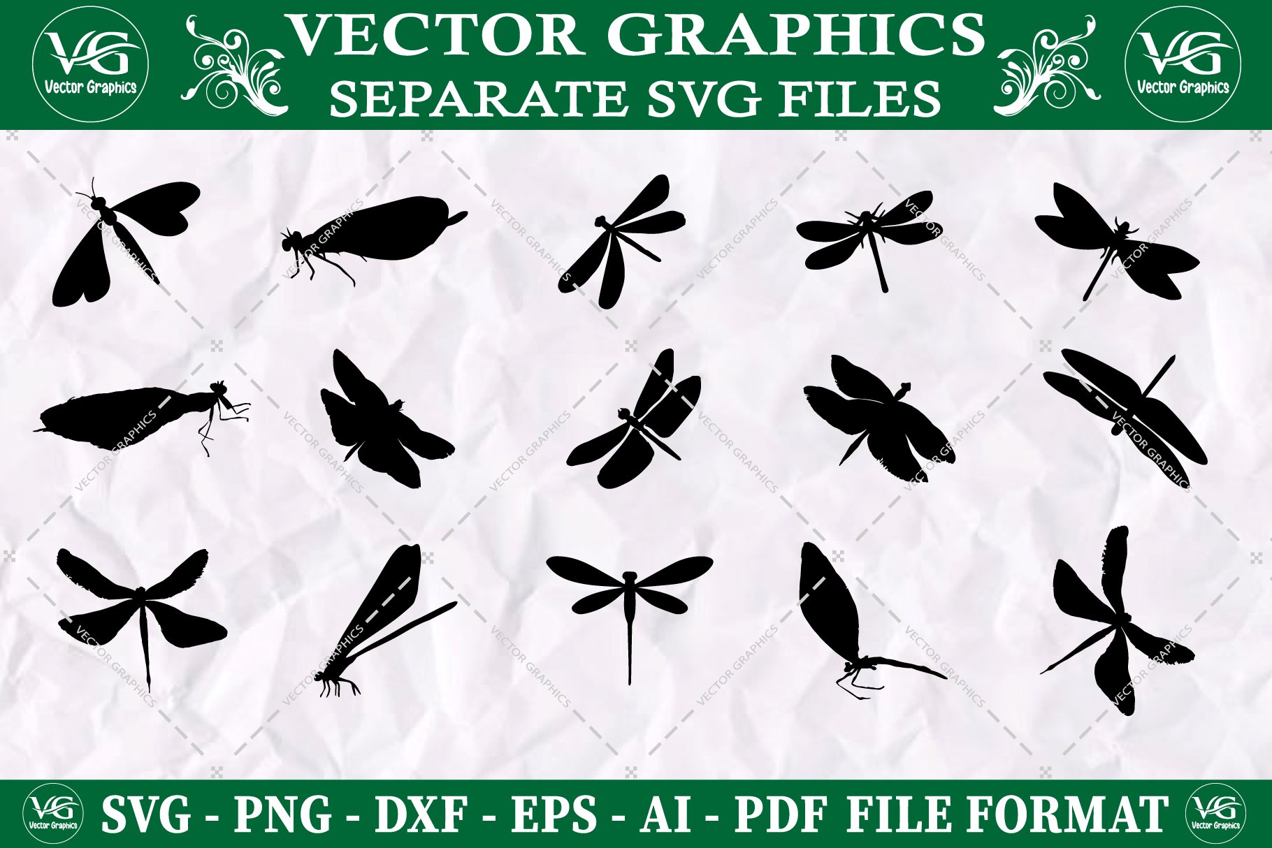 Dragonfly SVG, dragonfly clipart cover image.
