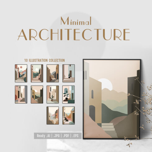 Minimal Architecture Cover Art Print cover image.