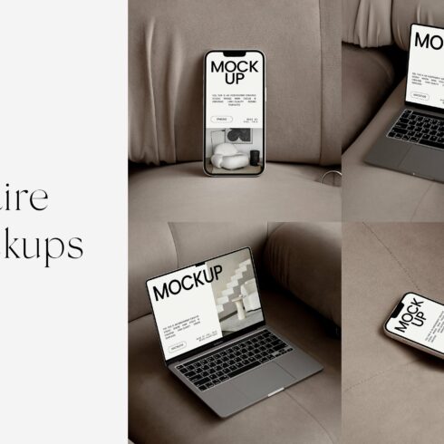 Apple Mockups | MacBook Pro & iPhone cover image.