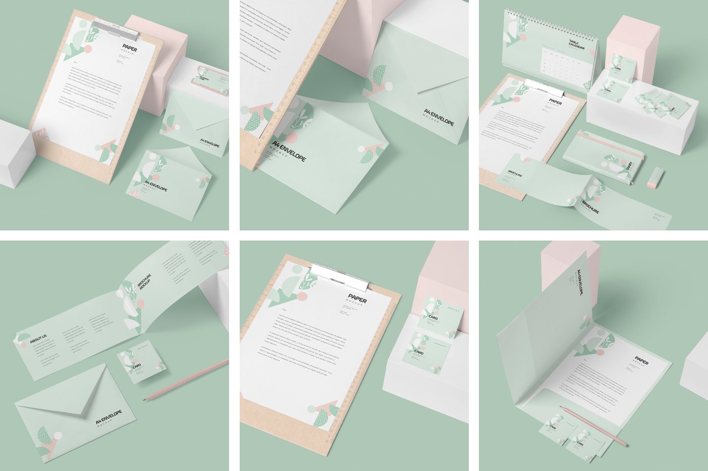 Stationery Mockups preview image.