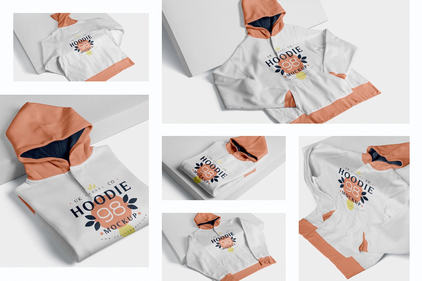 6 Hoodie Mockups preview image.