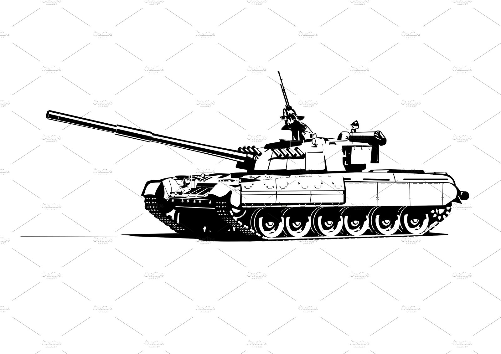 Modern heavy tank preview image.