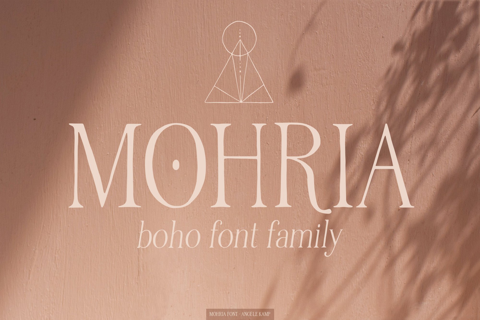 Mohria boho serif font script duo cover image.