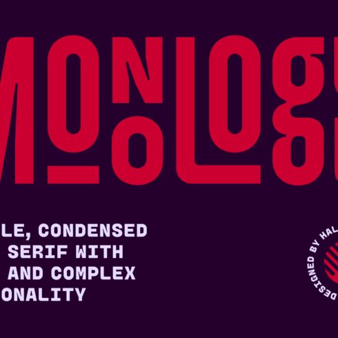 Monologue Font cover image.