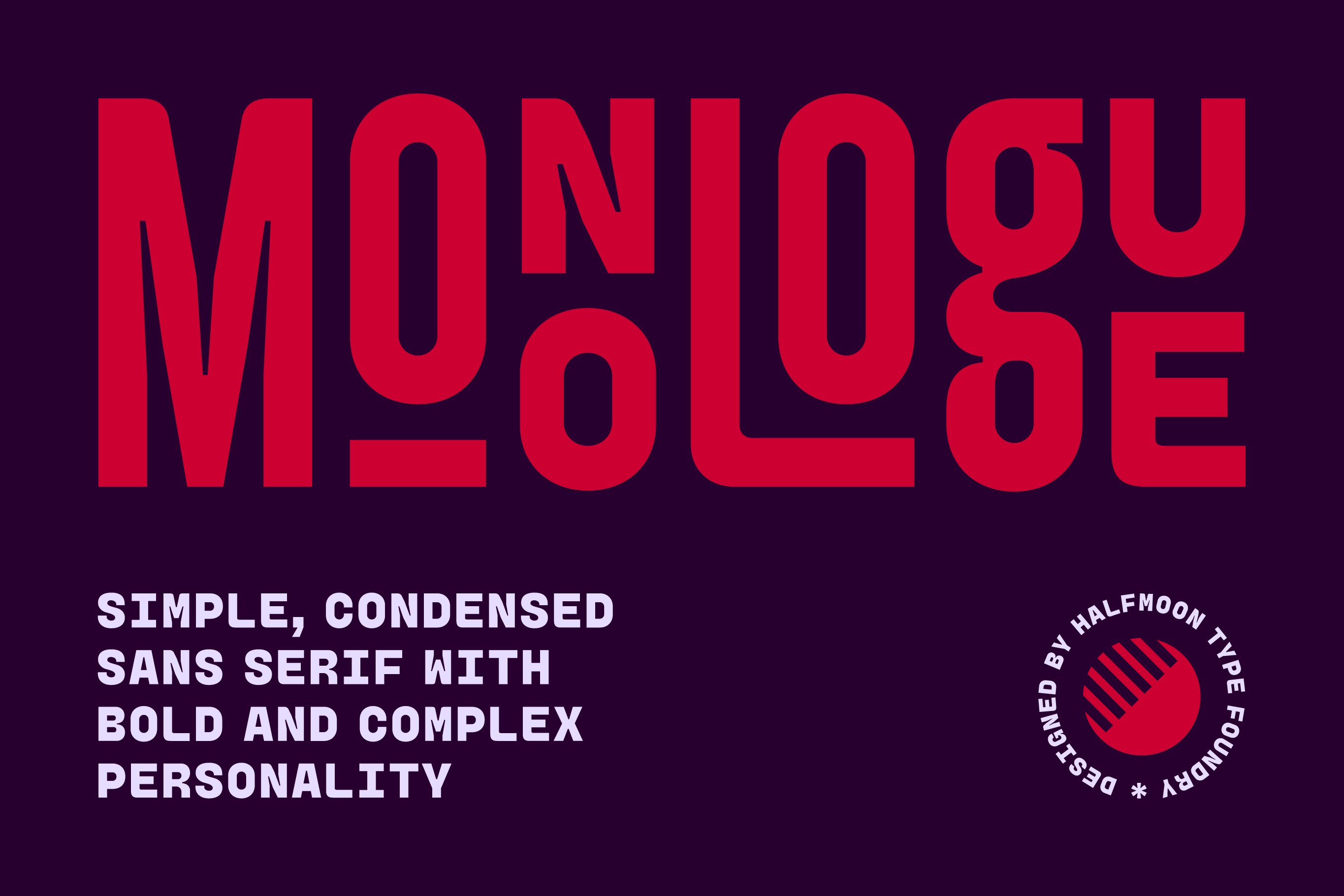 Monologue Font cover image.