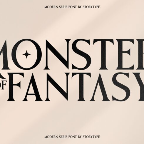 Monster Of Fantasy Modern Serif Font cover image.