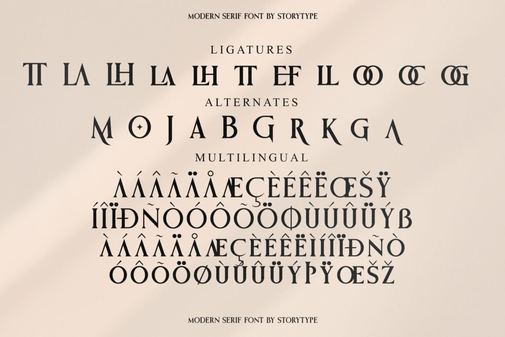 Monster Of Fantasy Modern Serif Font – MasterBundles