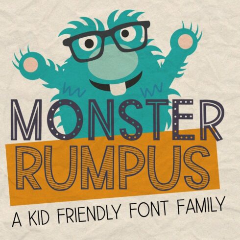 New!! Monster Rumpus Font cover image.