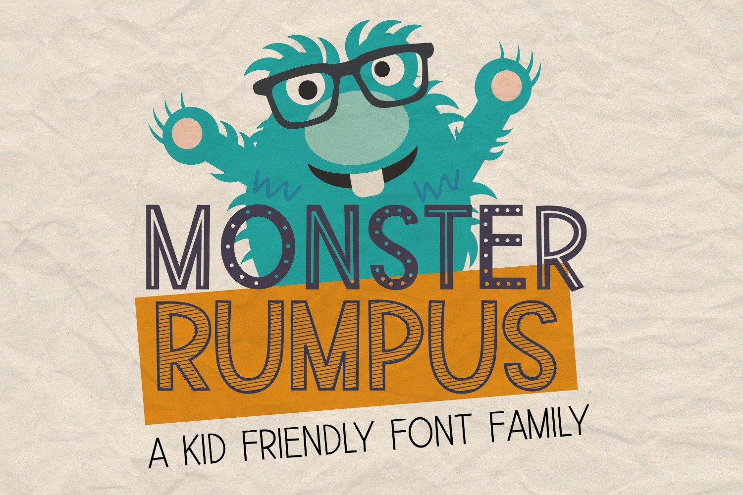 New!! Monster Rumpus Font cover image.
