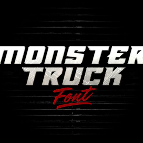 Monster Truck Font cover image.