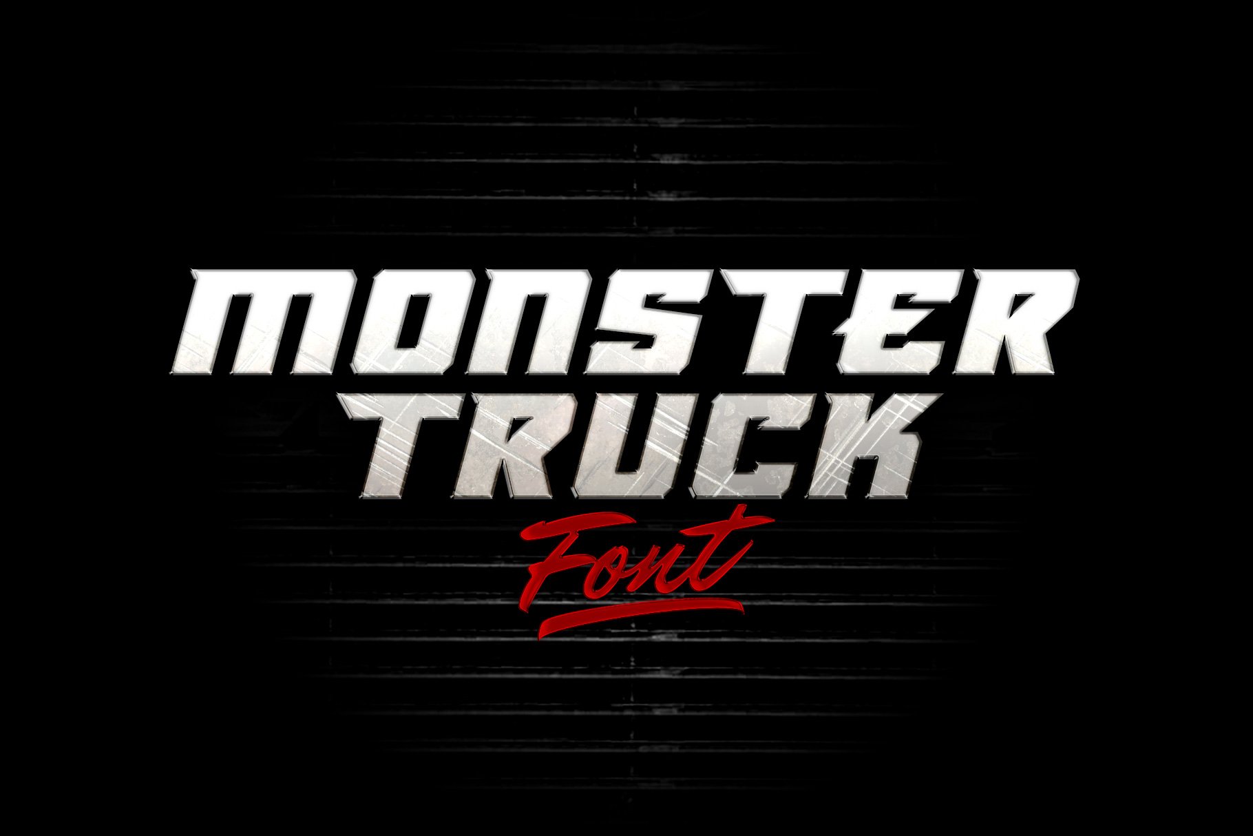 Monster Truck Font cover image.