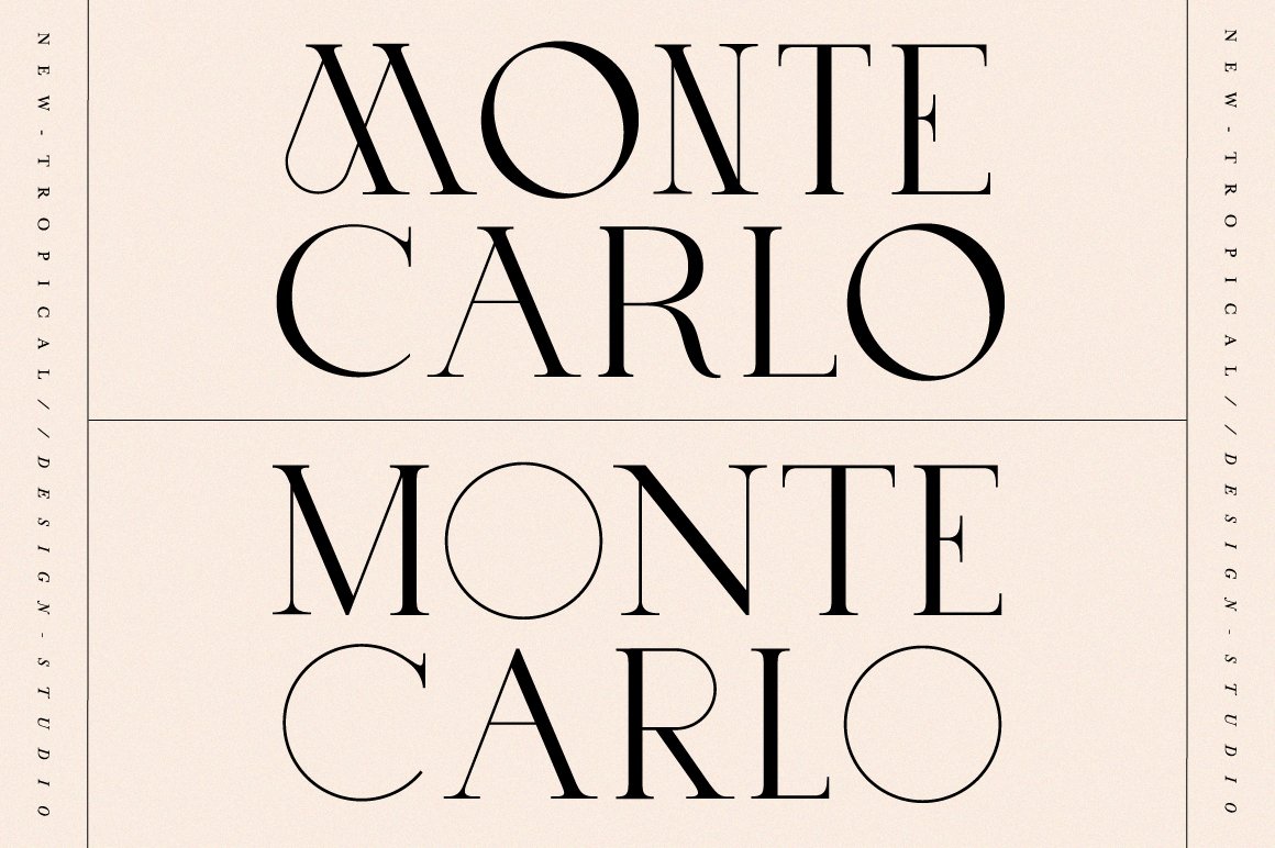 MONTE~CARLO Caps Font cover image.