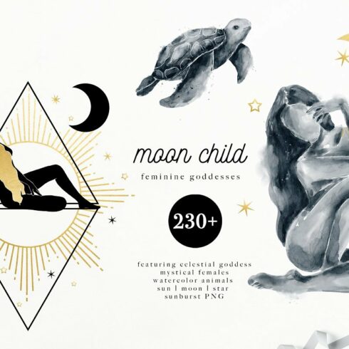 MOON CHILD Celestial Goddess cover image.