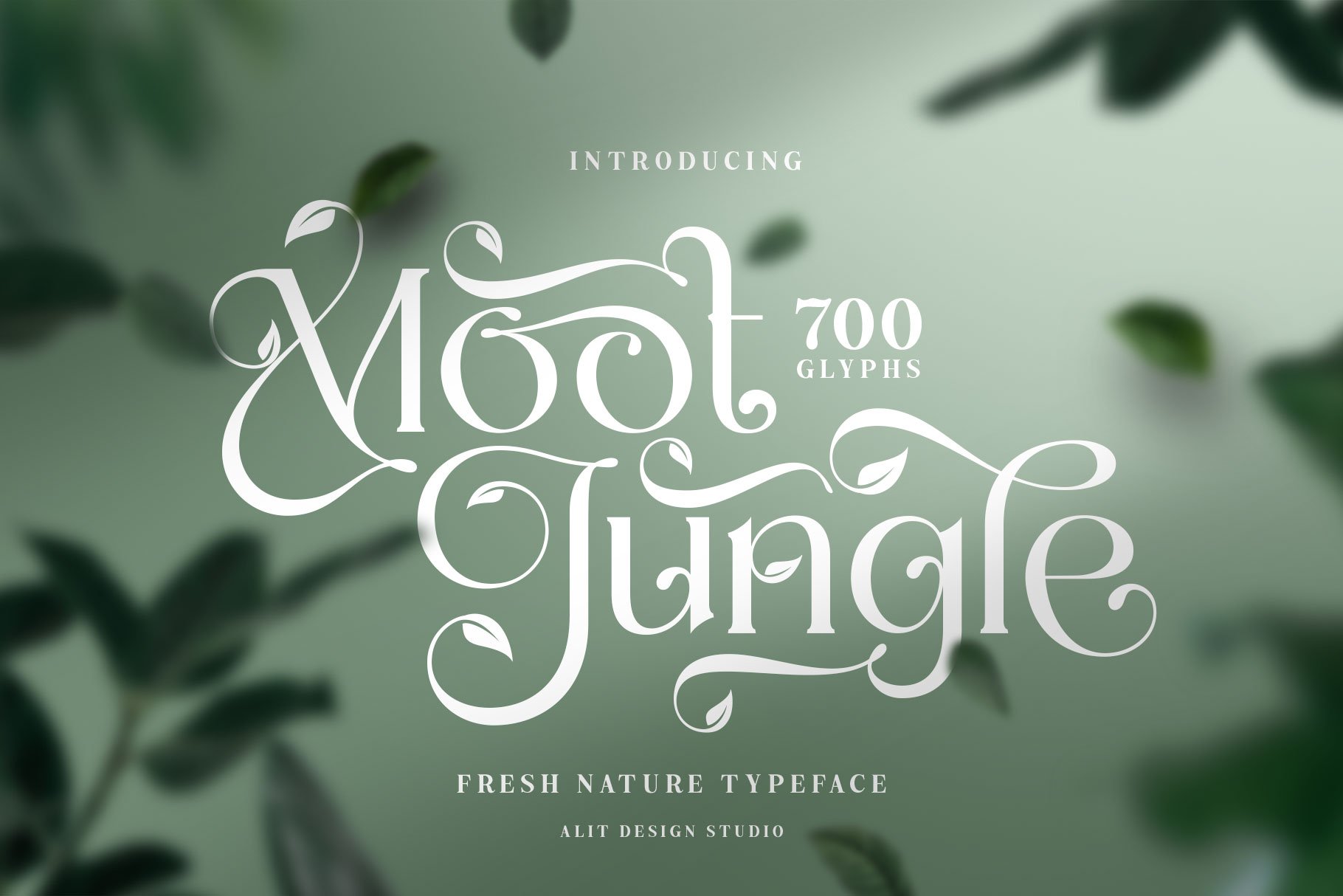 The Moot Jungle Nature Typeface cover image.