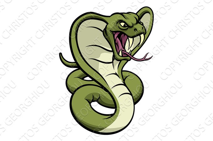 Cobra Snake Viper Mascot cover image.