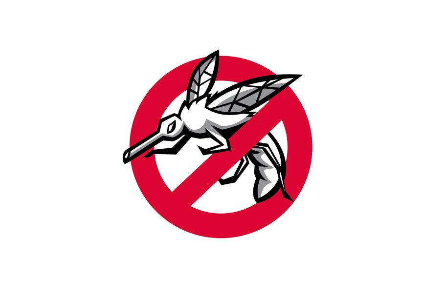 Stop Mosquito Sign Mascot cover image.
