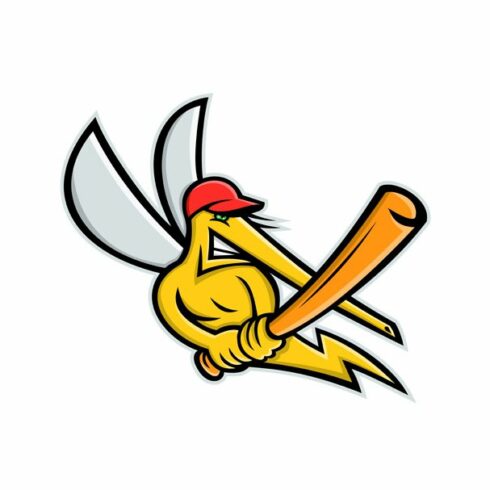 Mosquito Baseball Mascot cover image.