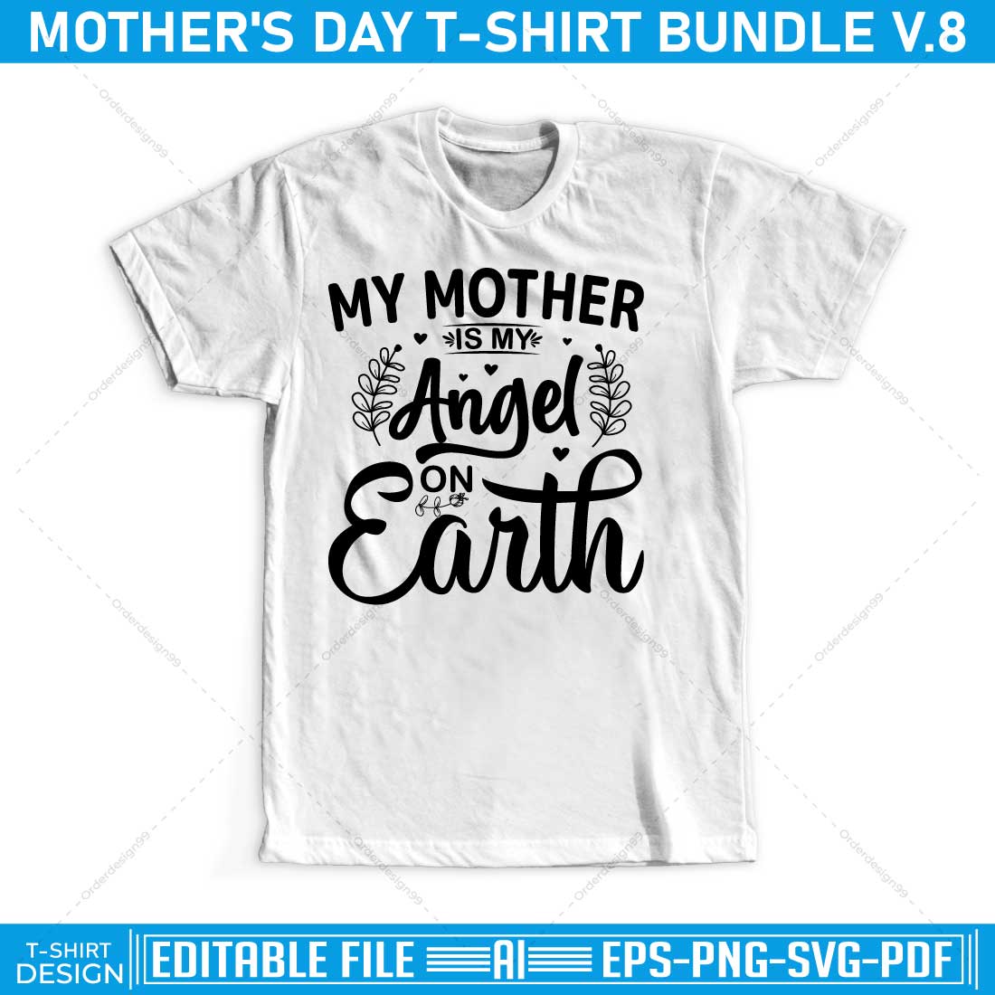 Mother's Day T-shirt Bundle V8 preview image.